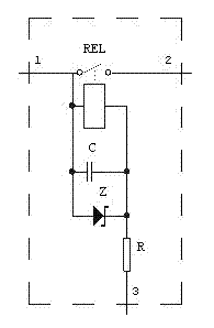 Direct-current-free magnetized bidirectional magnetic amplifier for direct-current large current detection