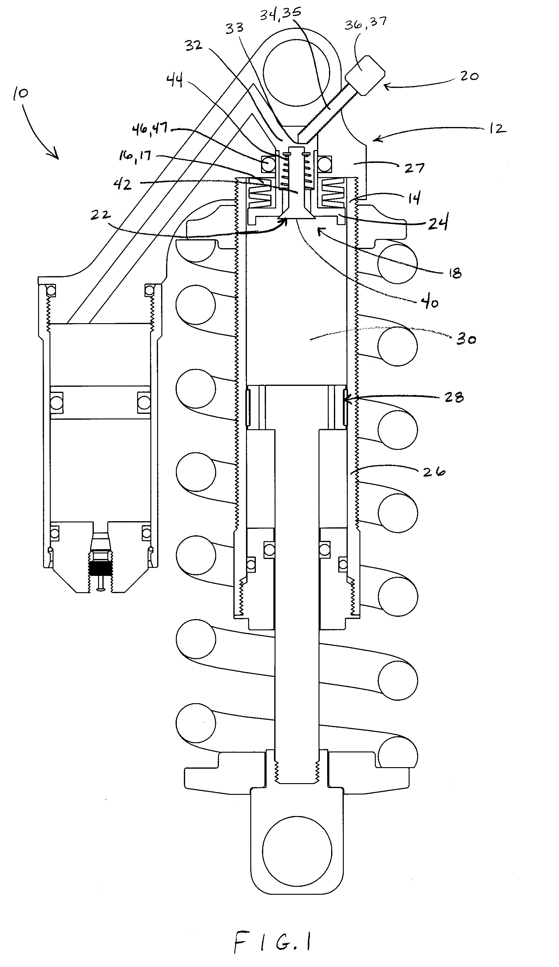Lockout mechanism for a suspension system
