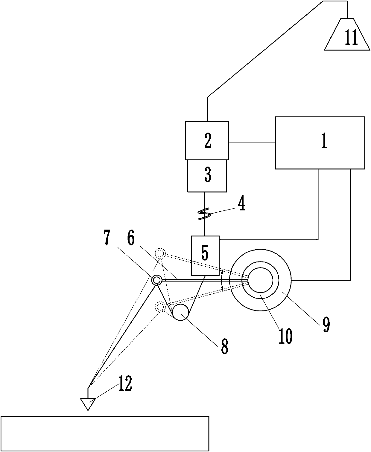 Intelligent constant-tension yarn feeding method for knitting machine