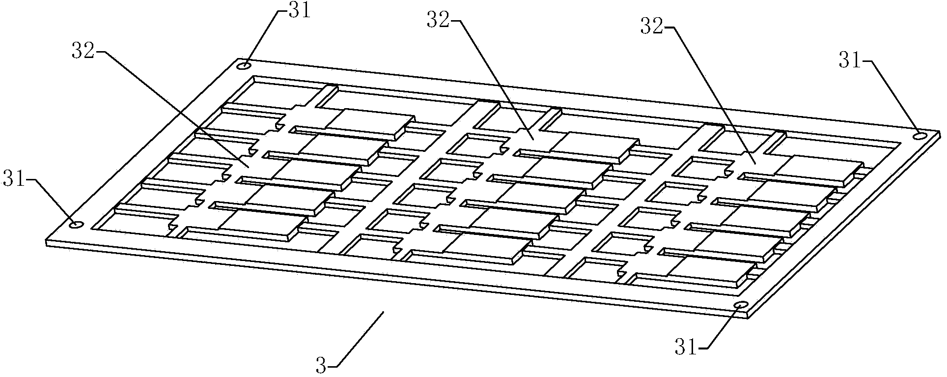 Jig and carrier plate used for attaching circuit board strength reinforcing pieces
