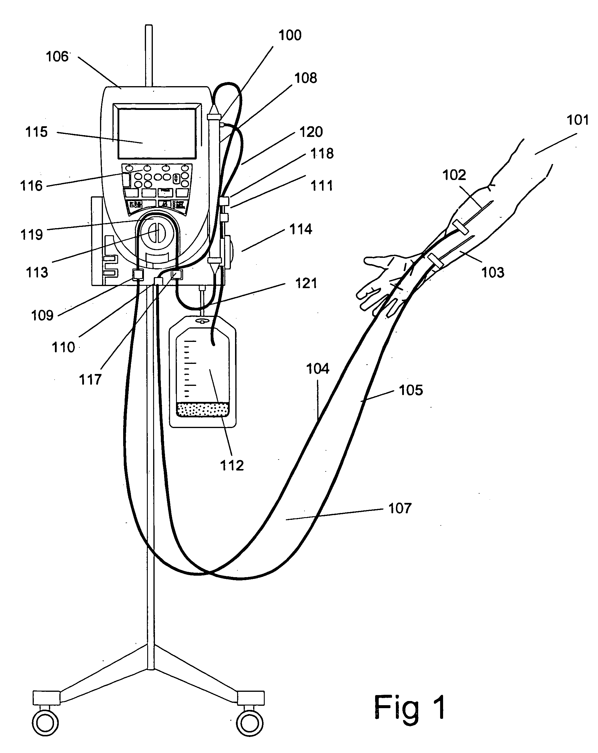 Method and apparatus for blood withdrawal and infusion using a pressure controller