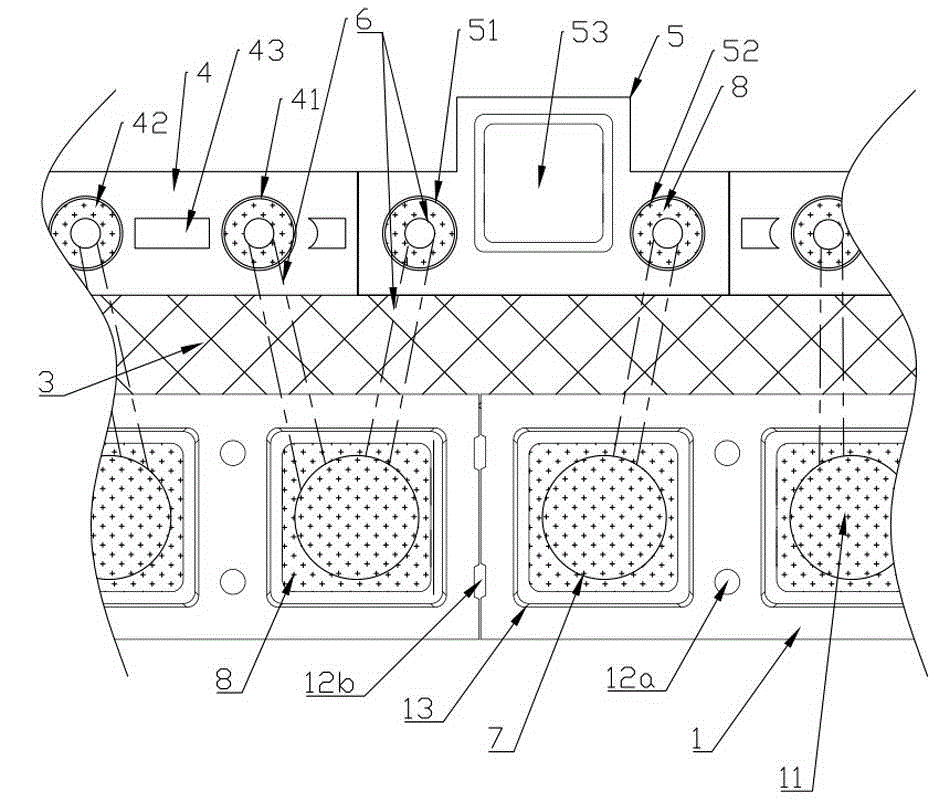 Steel pipe concrete composite system of building and masonry construction method thereof