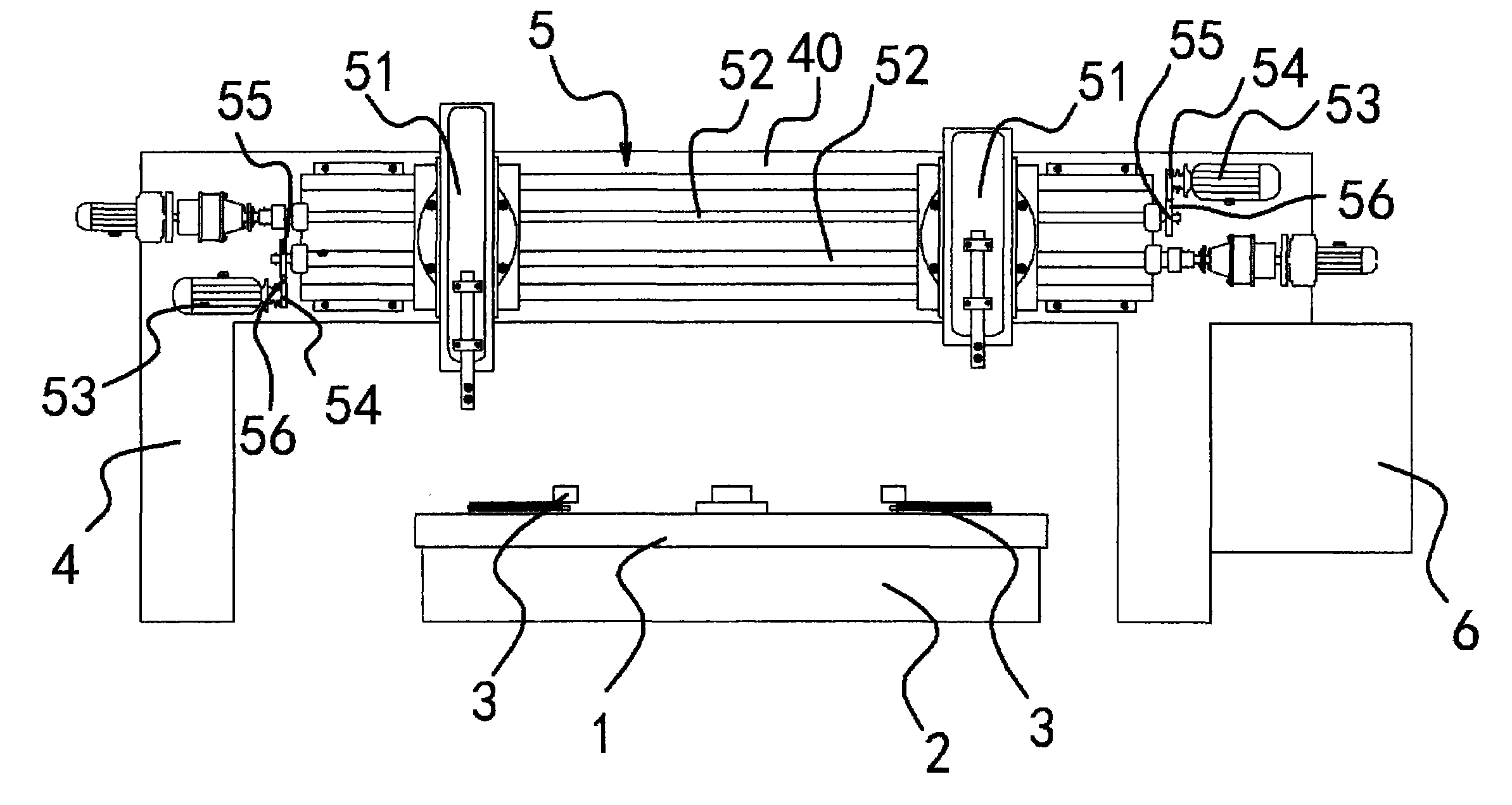 Automatic plate milling machine