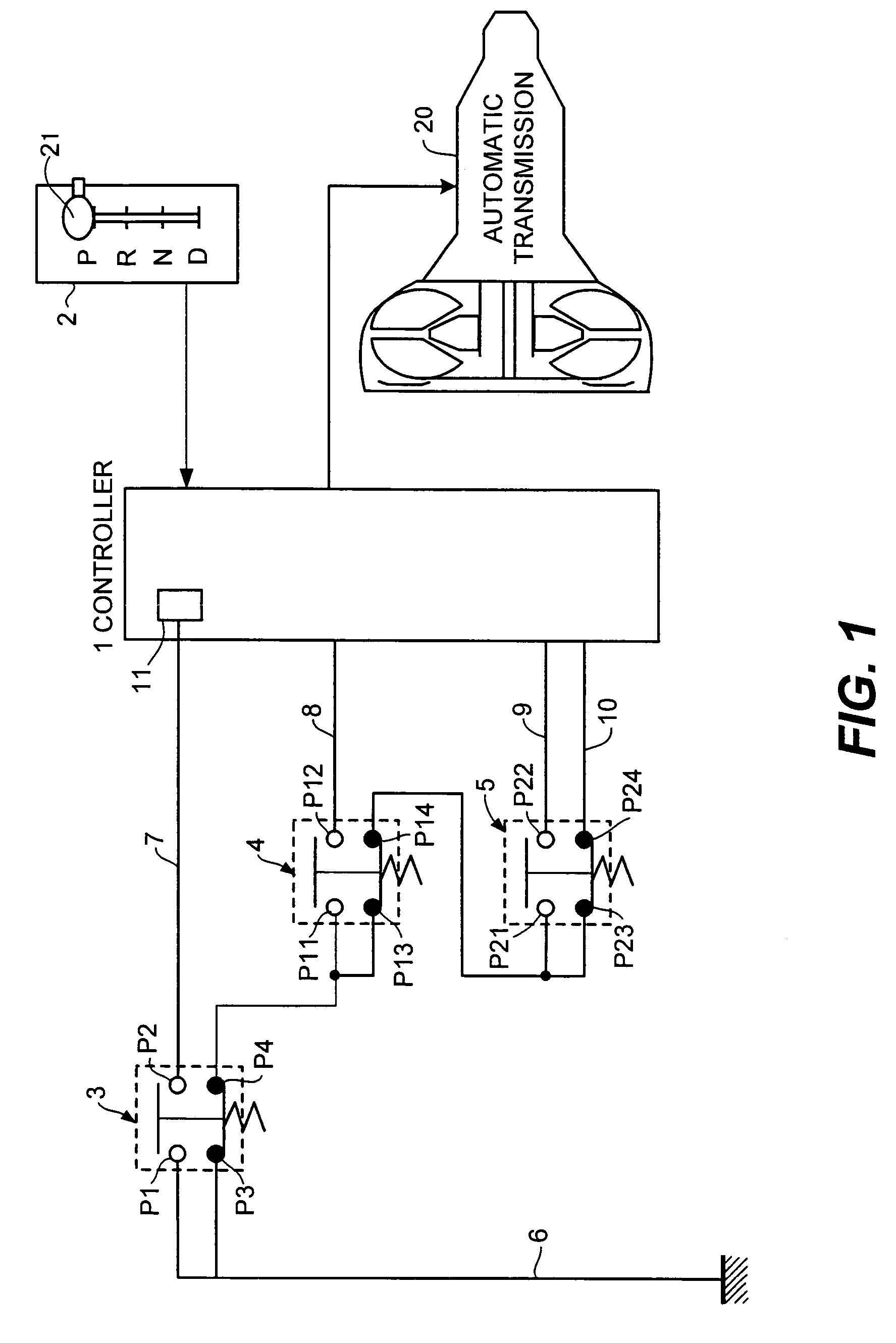 Control apparatus of automatic transmission with manual mode