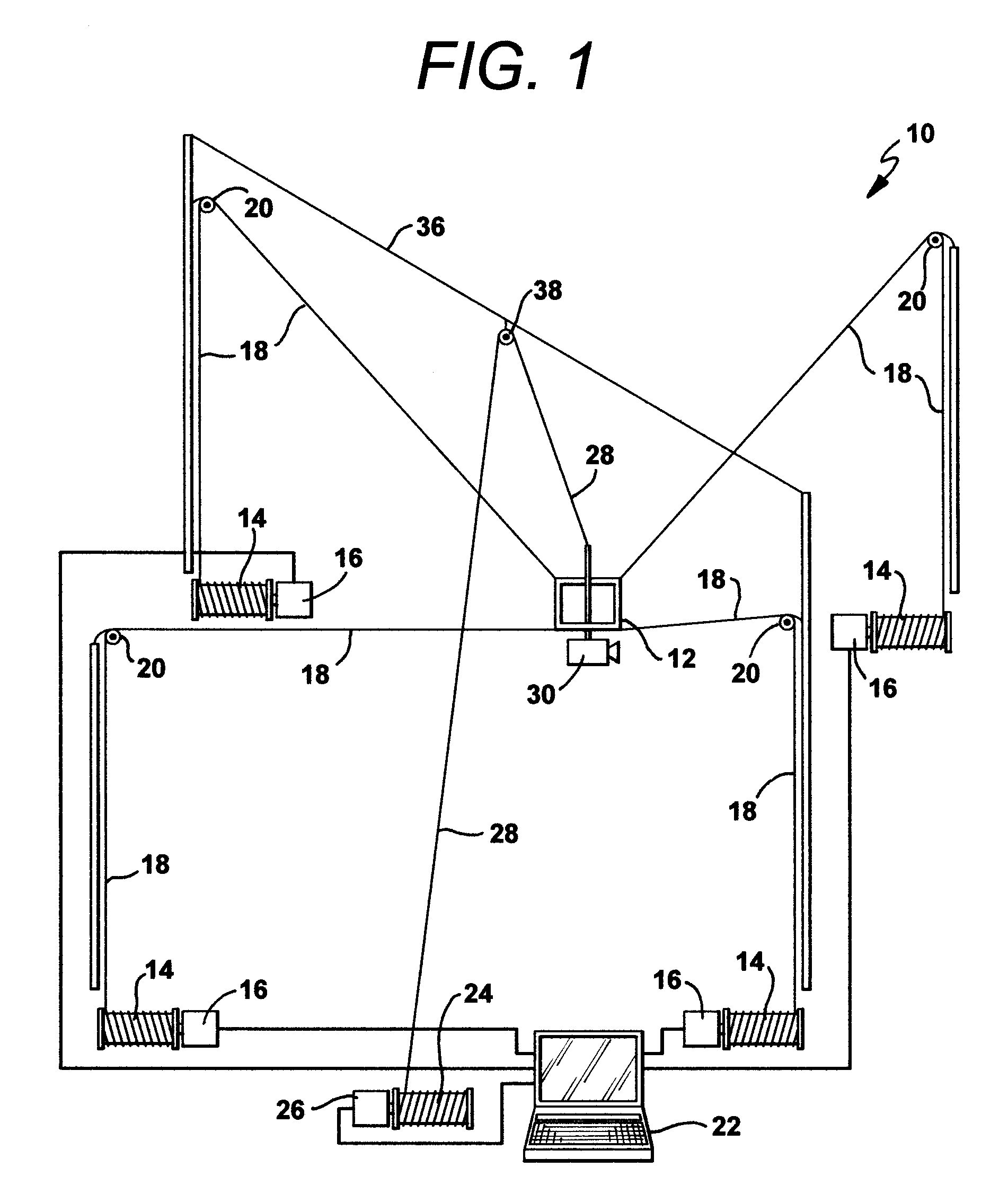 Aerial Movement System with Reactive Line