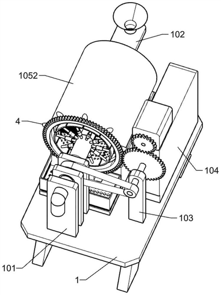 Building material cleaning and polishing device