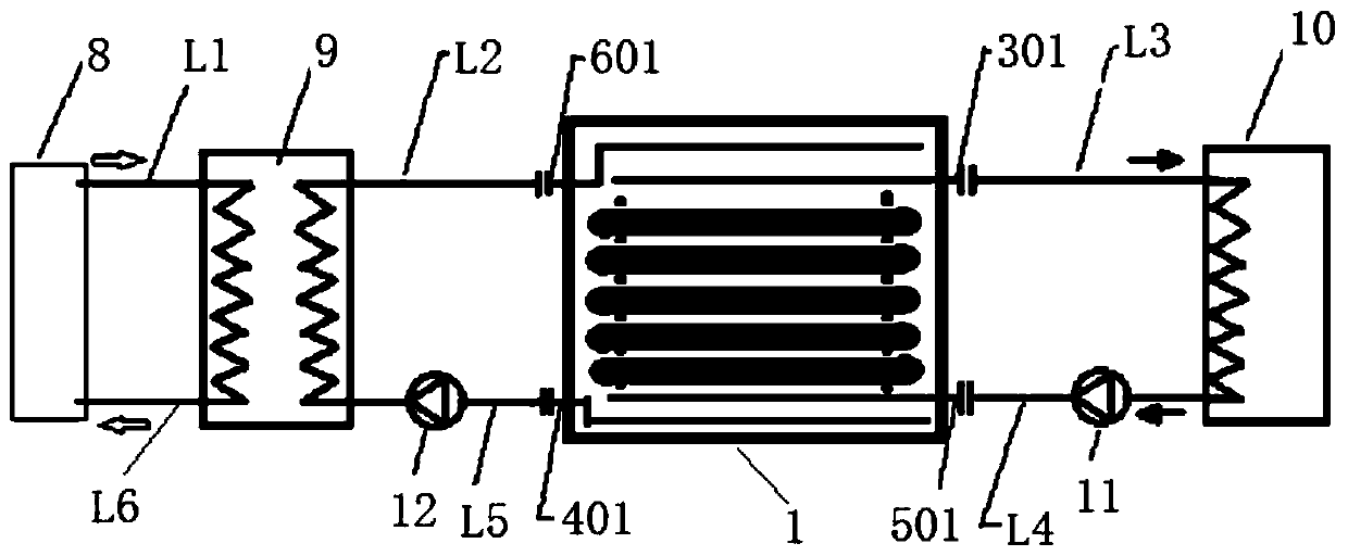 Phase change energy storage heating device