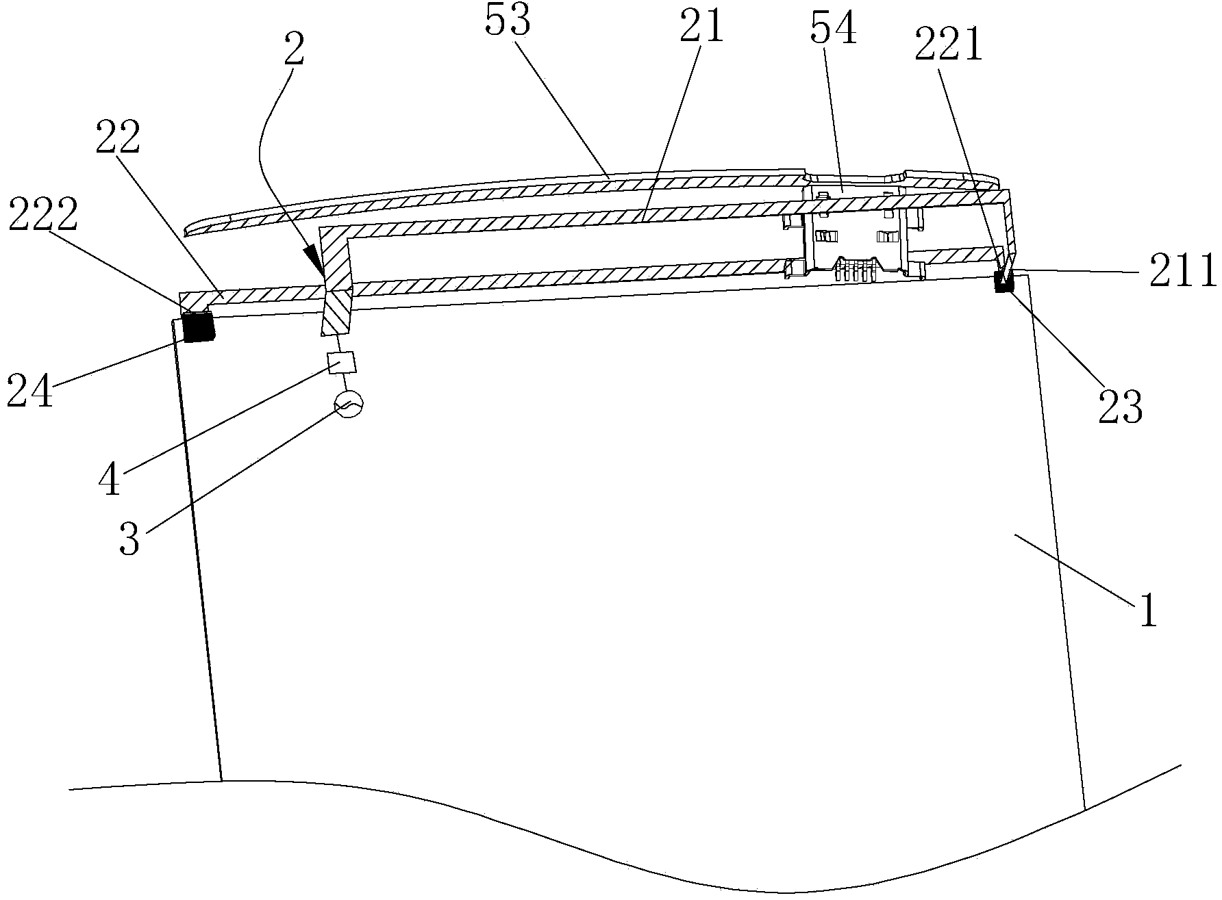 Multi-band antenna device and hand-held terminal with same