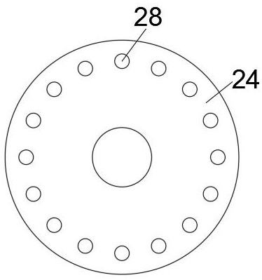 Multimedia teaching projector mounting adjustment device