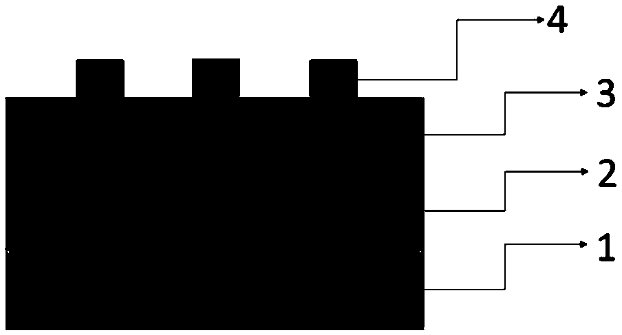 A kind of organic electrode resistance variable memory and preparation method thereof