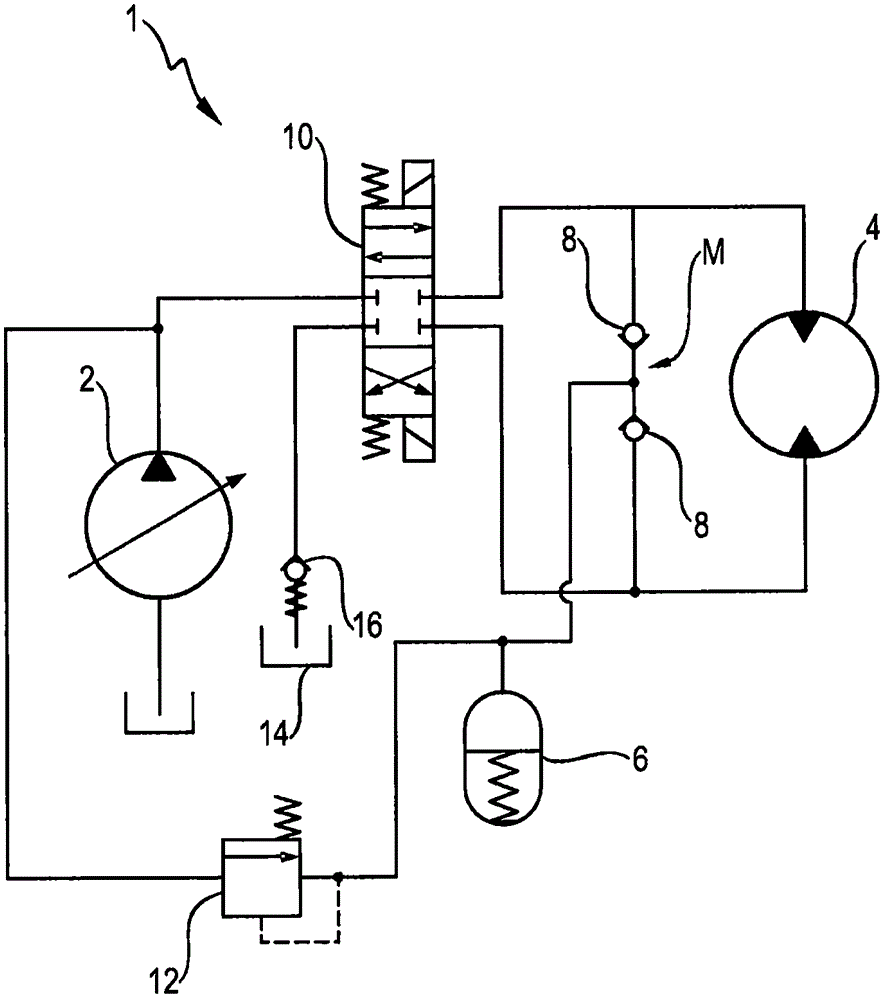 Pressure medium supplying device for hydrostatic driving device