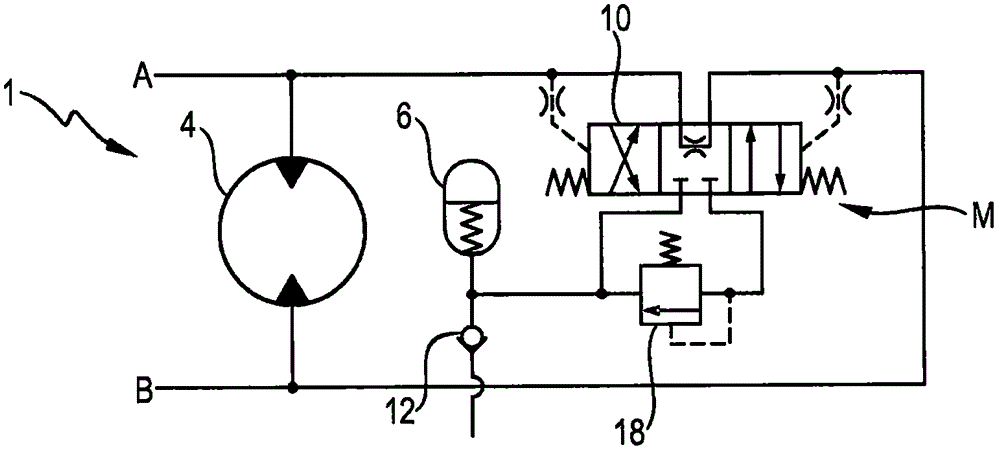 Pressure medium supplying device for hydrostatic driving device