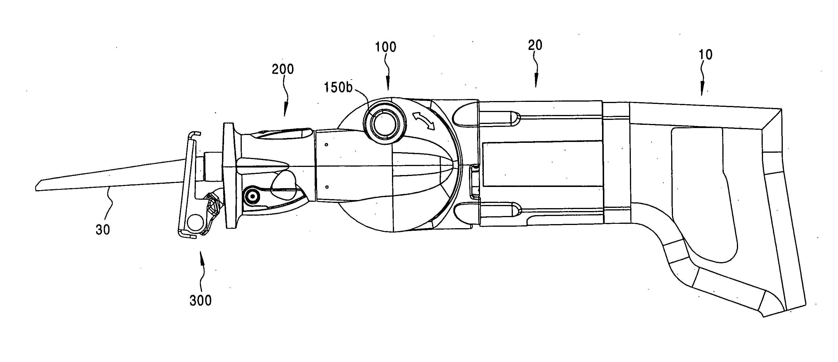 Bearing for a reciprocating shaft of a reciprocating saw