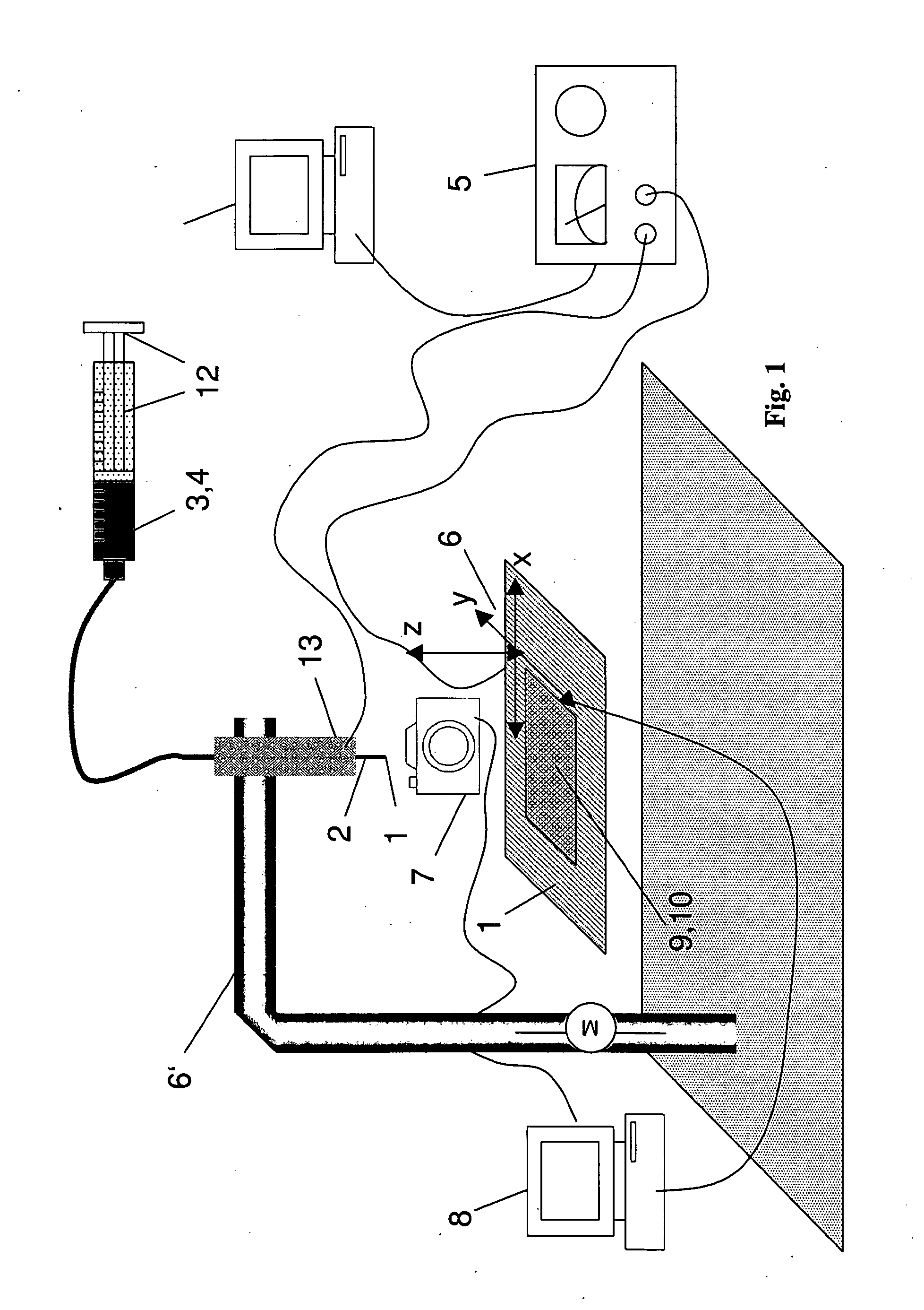 Apparatus and method for producing electrically conducting nanostructures by means of electrospinning