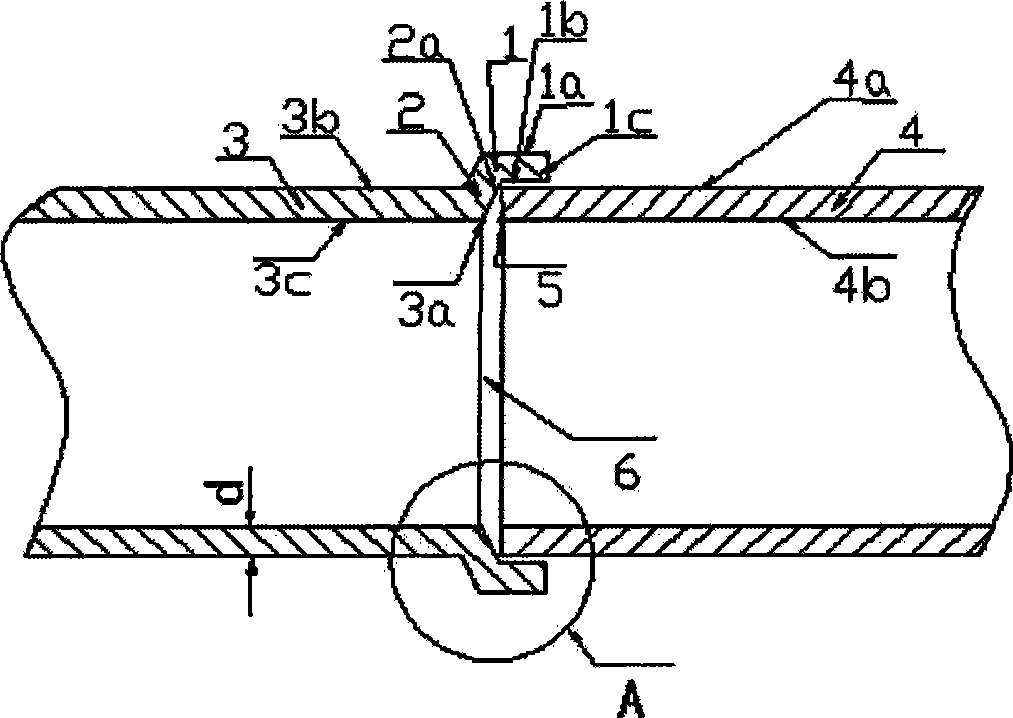 Metal welded pipe joint and assemble-welding method