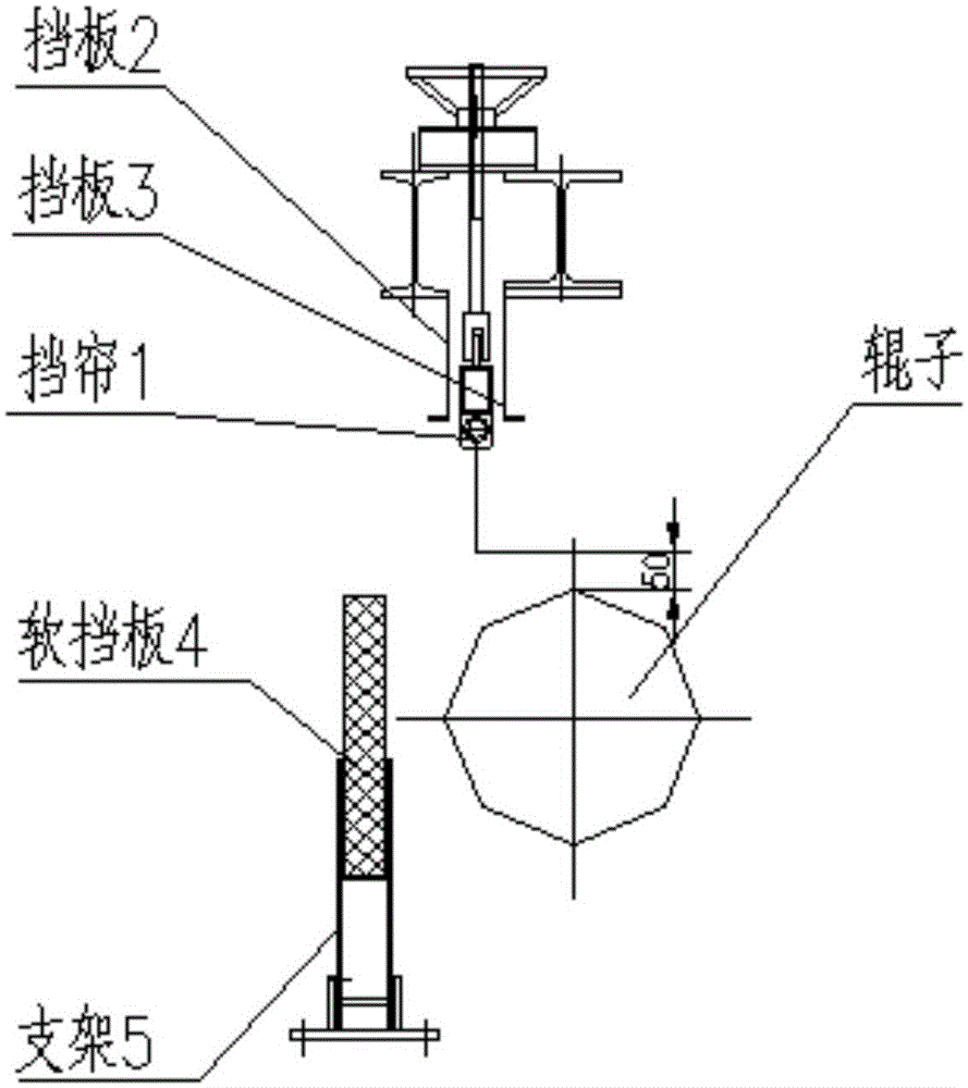 D zone sealing apparatus of glass anneal kiln