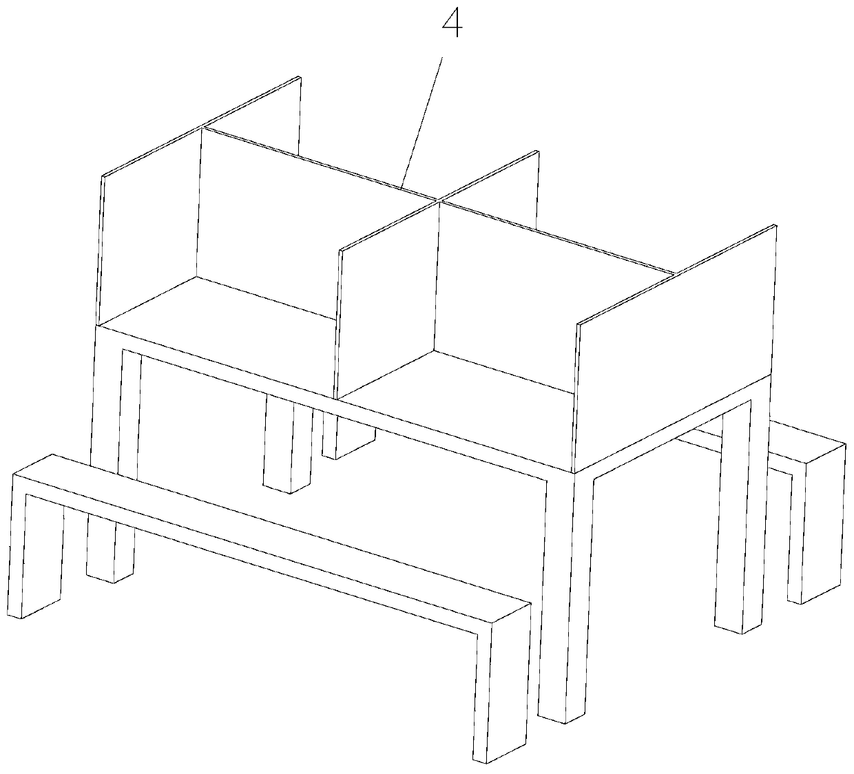 Dining harmful bacterium and virus protection method and device