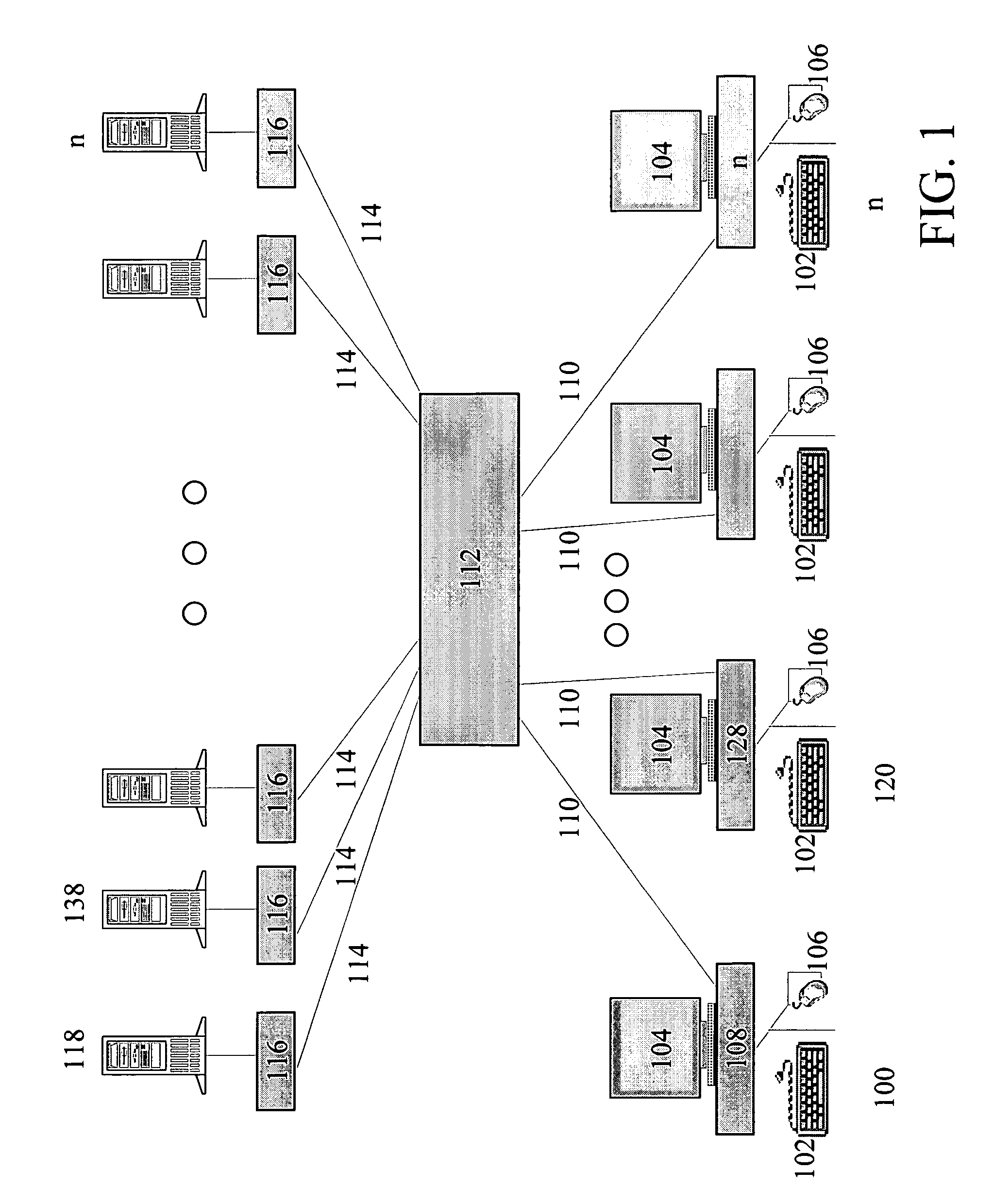Intelligent modular server management system for selectively operating a plurality of computers