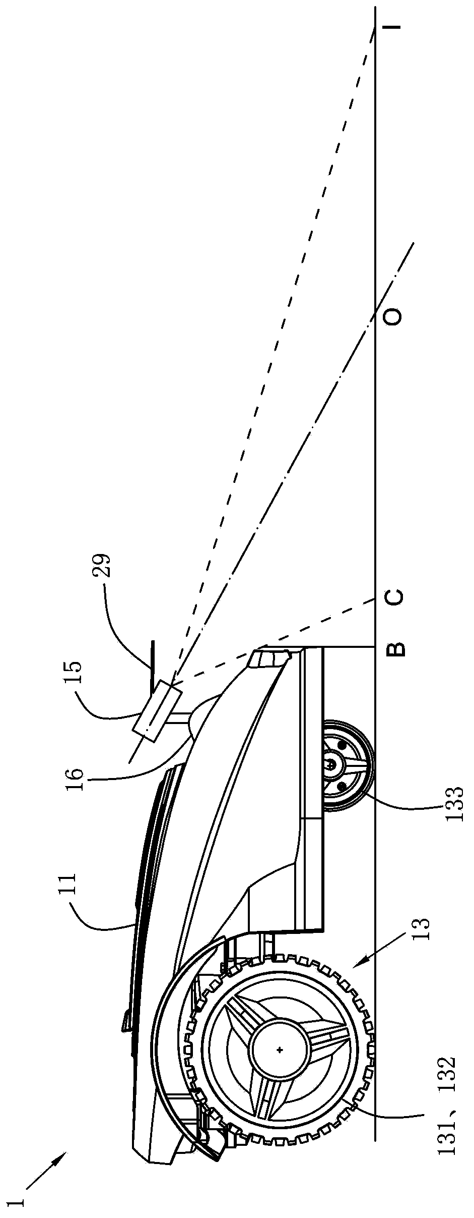 Automatic walking equipment and working region judgment method thereof