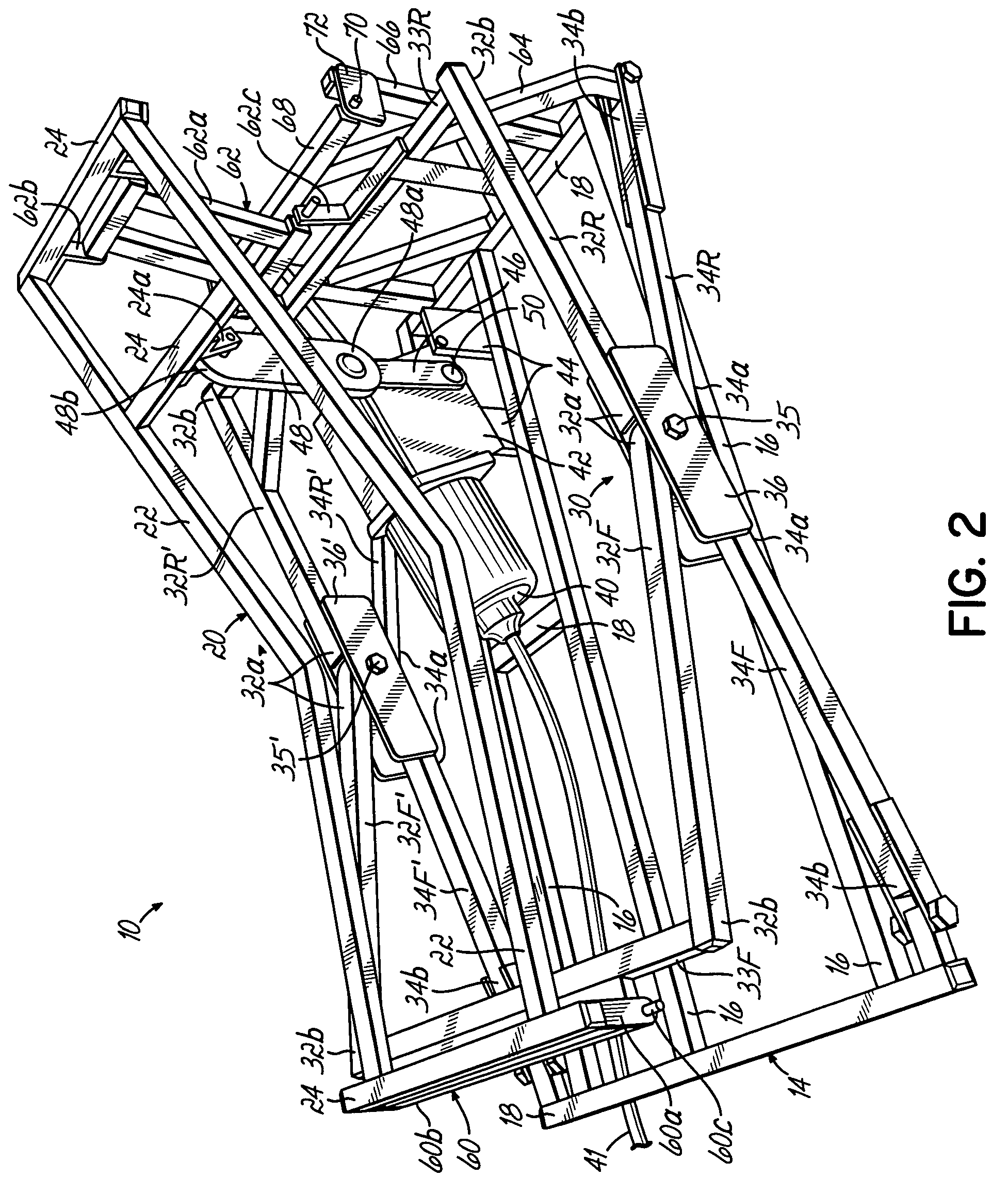 Apparatus and method for reciprocating an infant support