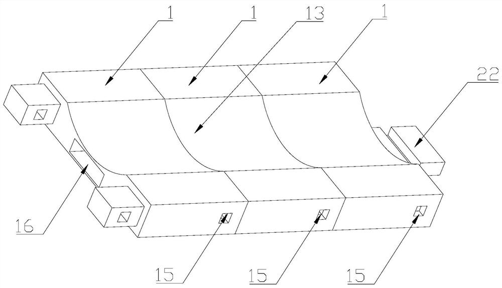 A shield machine propulsion device