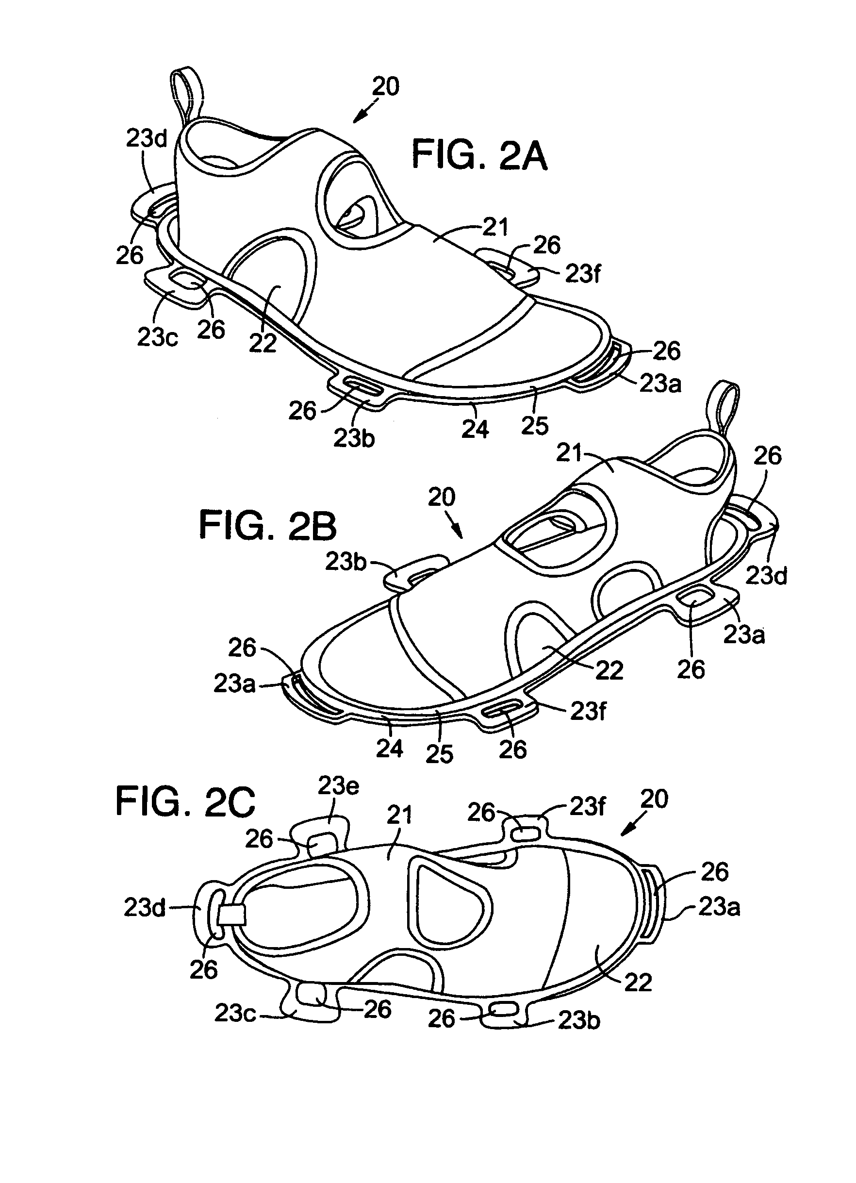 Footwear with a separable foot-receiving portion and sole structure