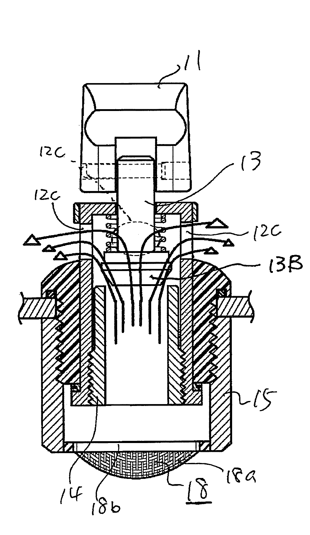 Pressure release valve