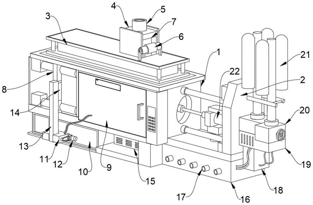 Cooling device special for hydraulic multi-loop die casting machine and cooling method for cooling device