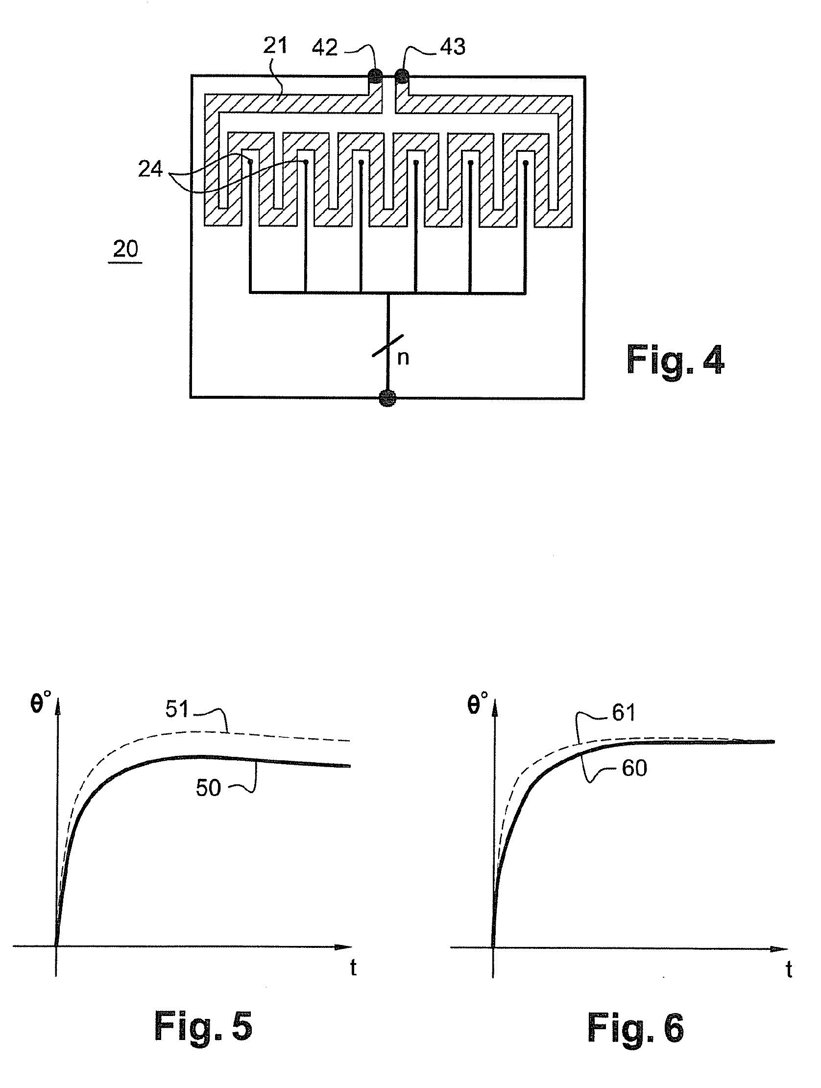 Plate-type heat exchanger including a device for evaluating the extent to which it has become coated in scale