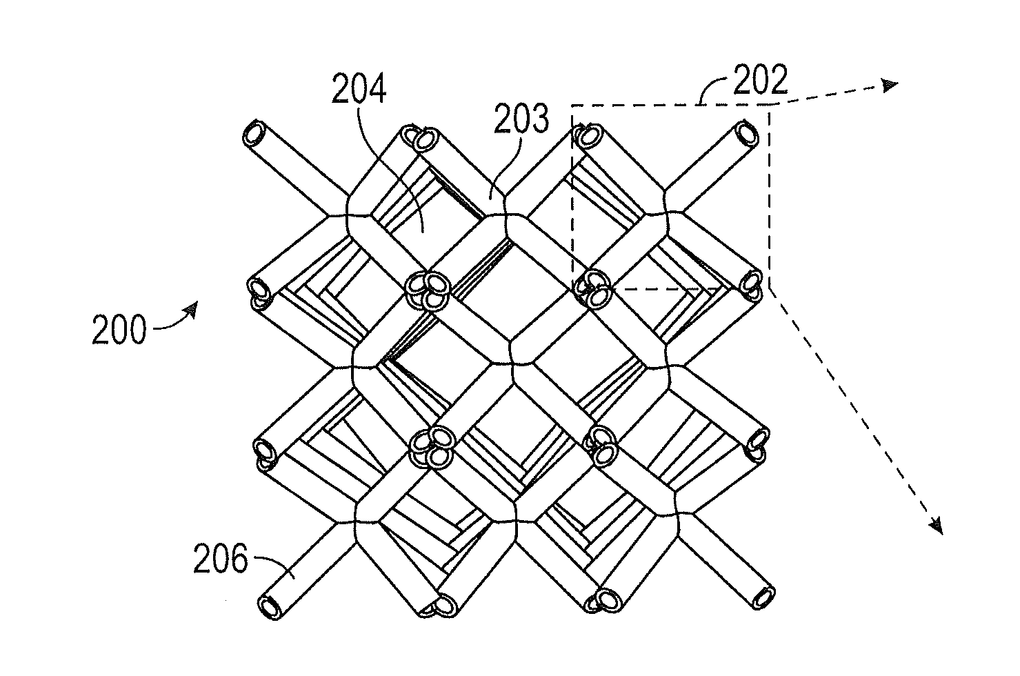 Periodic structured composite and articles therefrom