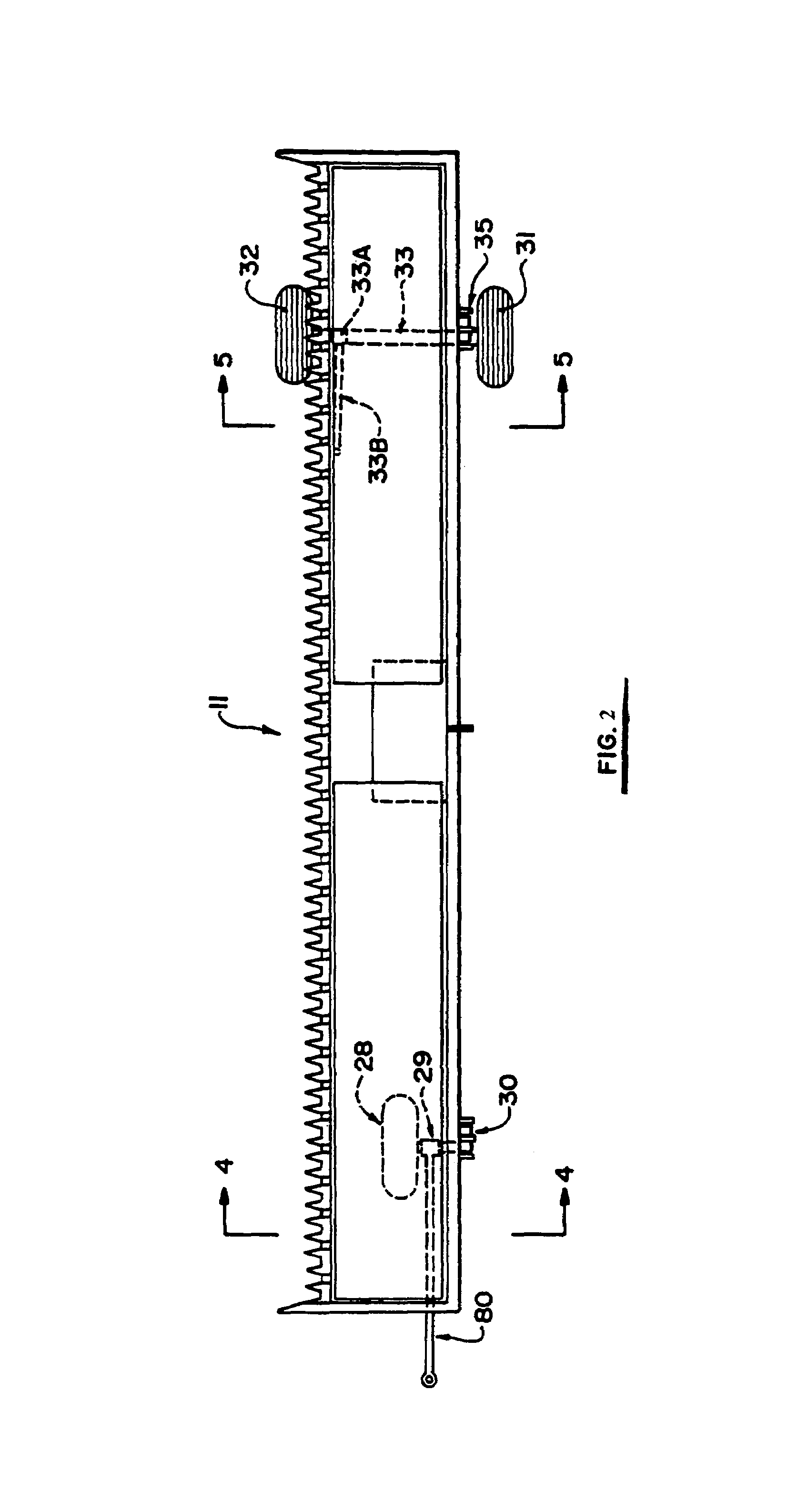 Self contained transport for crop harvesting header