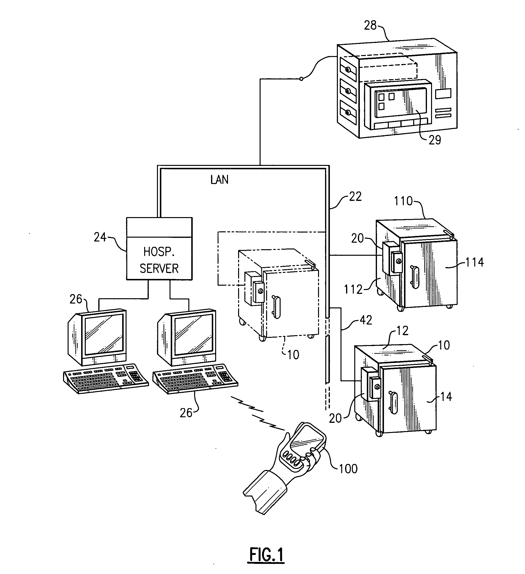 Remotely or locally actuated refrigerator lock with temperature and humidity detection