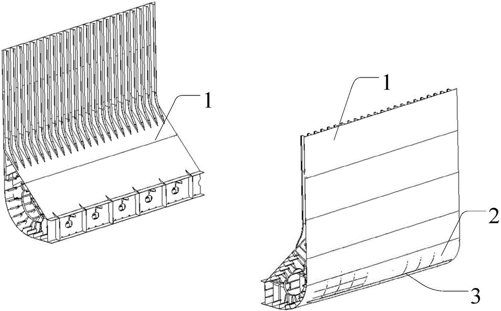Ship bilge keel positioning and mounting method