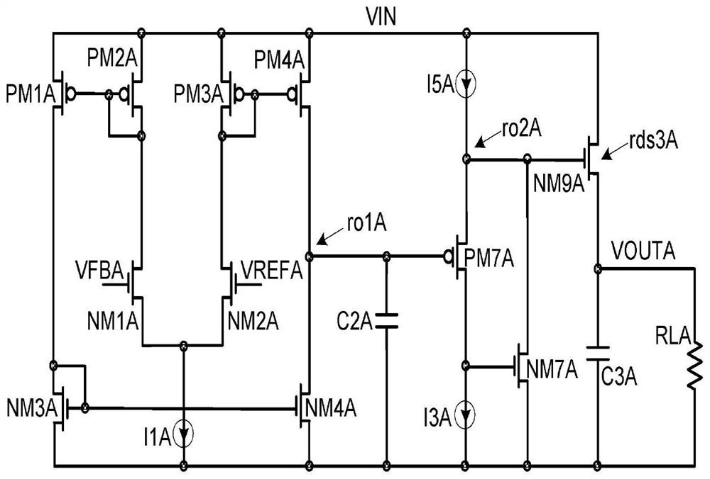 LDO circuit system without external output capacitor