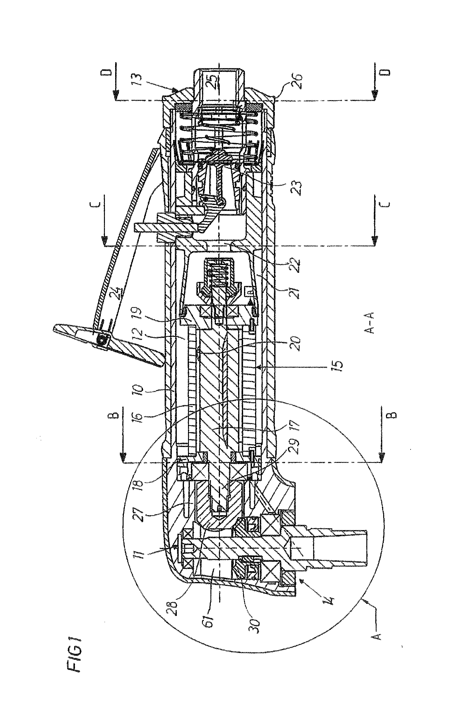 Pneumatic power tool with air cooling system