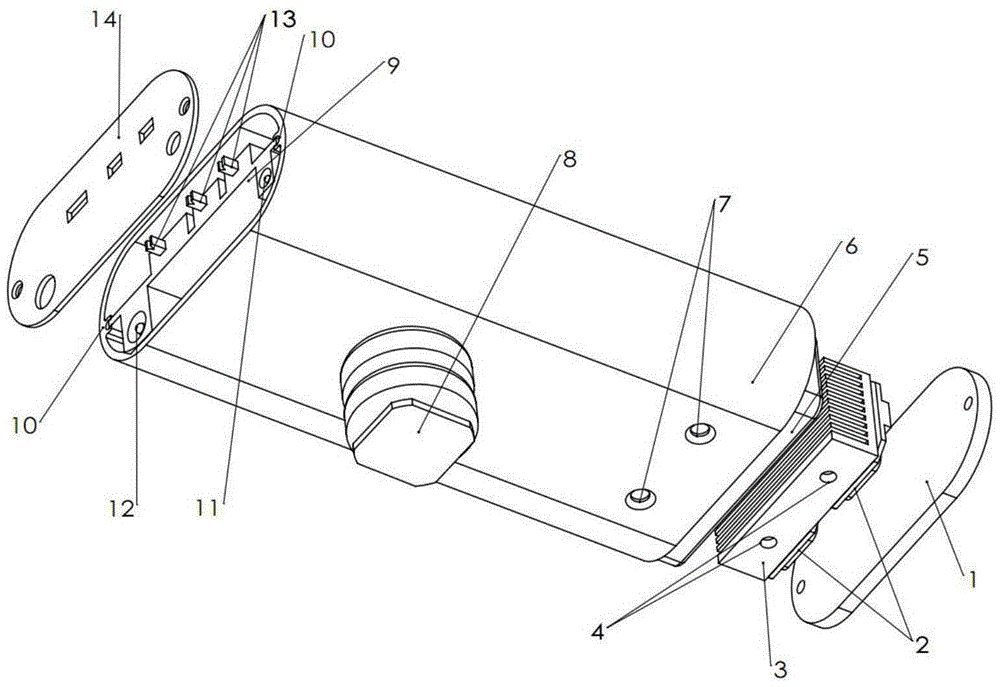 Portable camera shooting and lighting device with high-power integrated LED