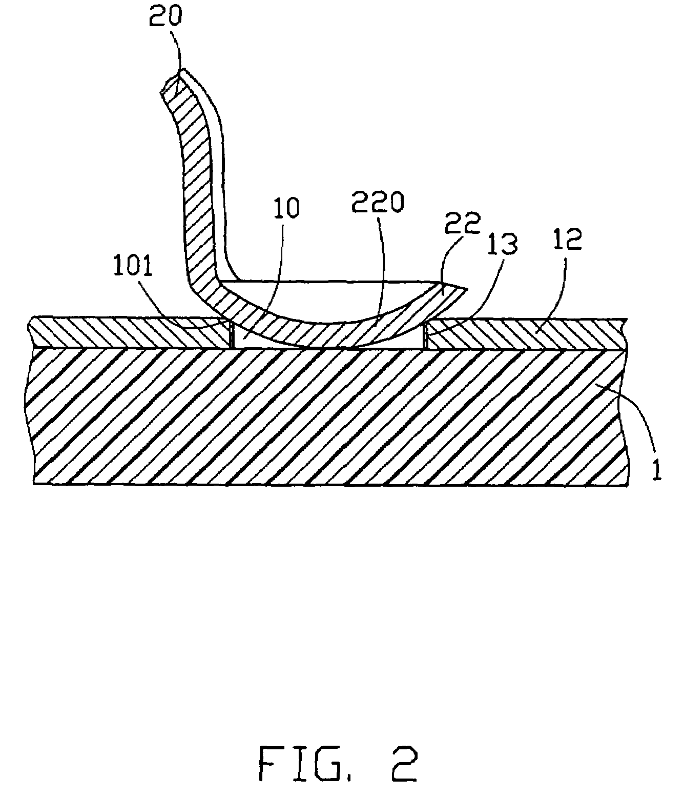 Electrical connector with contact
