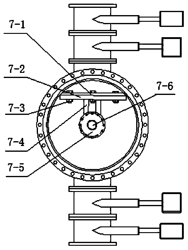 Modular continuous pyrolysis internal rotation type reaction kettle device