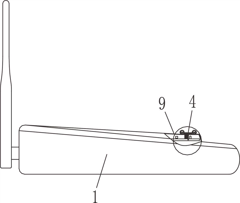 Router capable of automatically turning off lamp at night