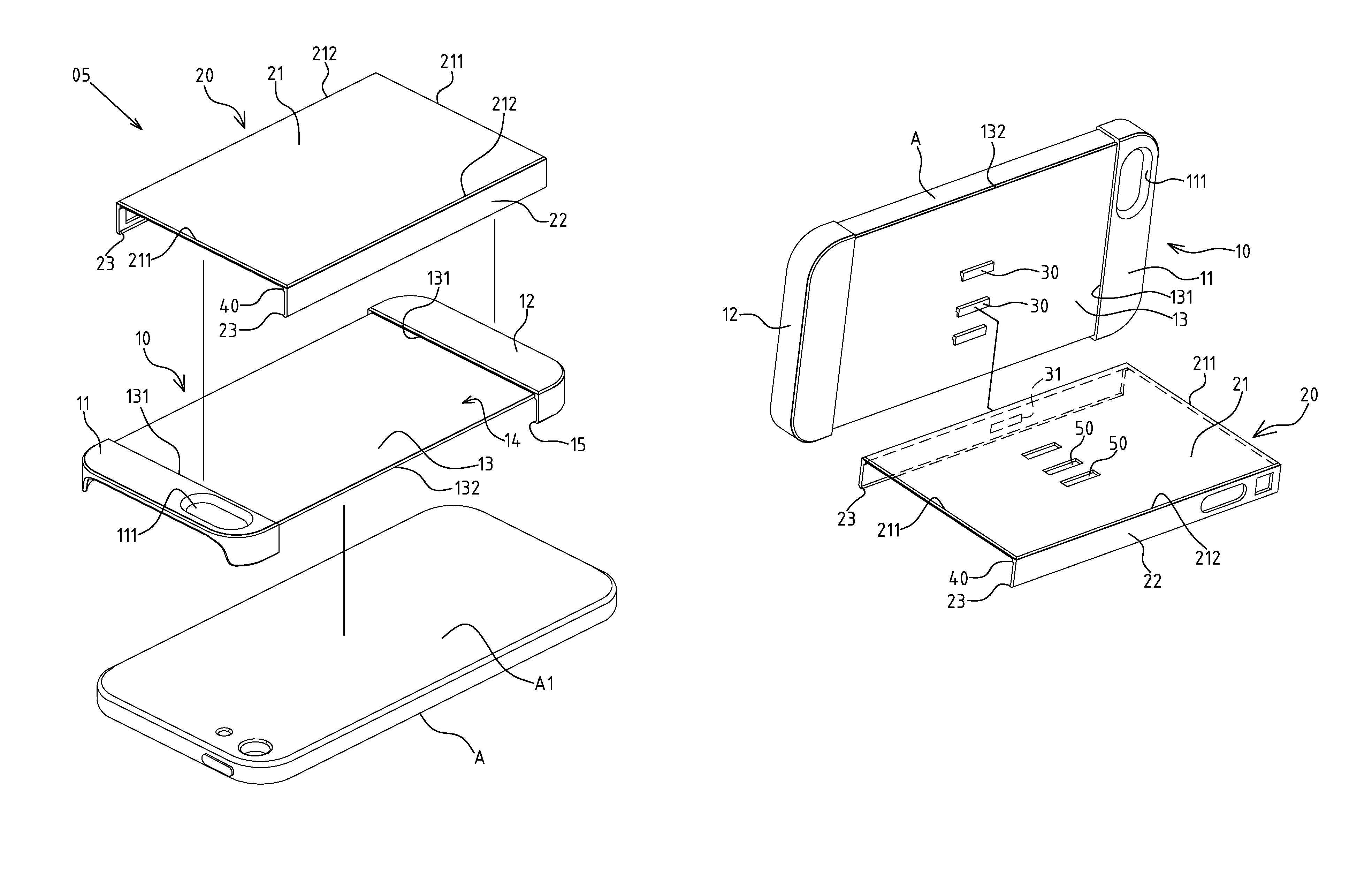 Protective housing assembly for electronic devices