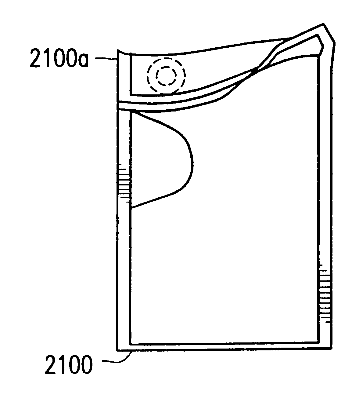 Reclosable dispenser package, reclosable outlet forming structure and method and apparatus for making same