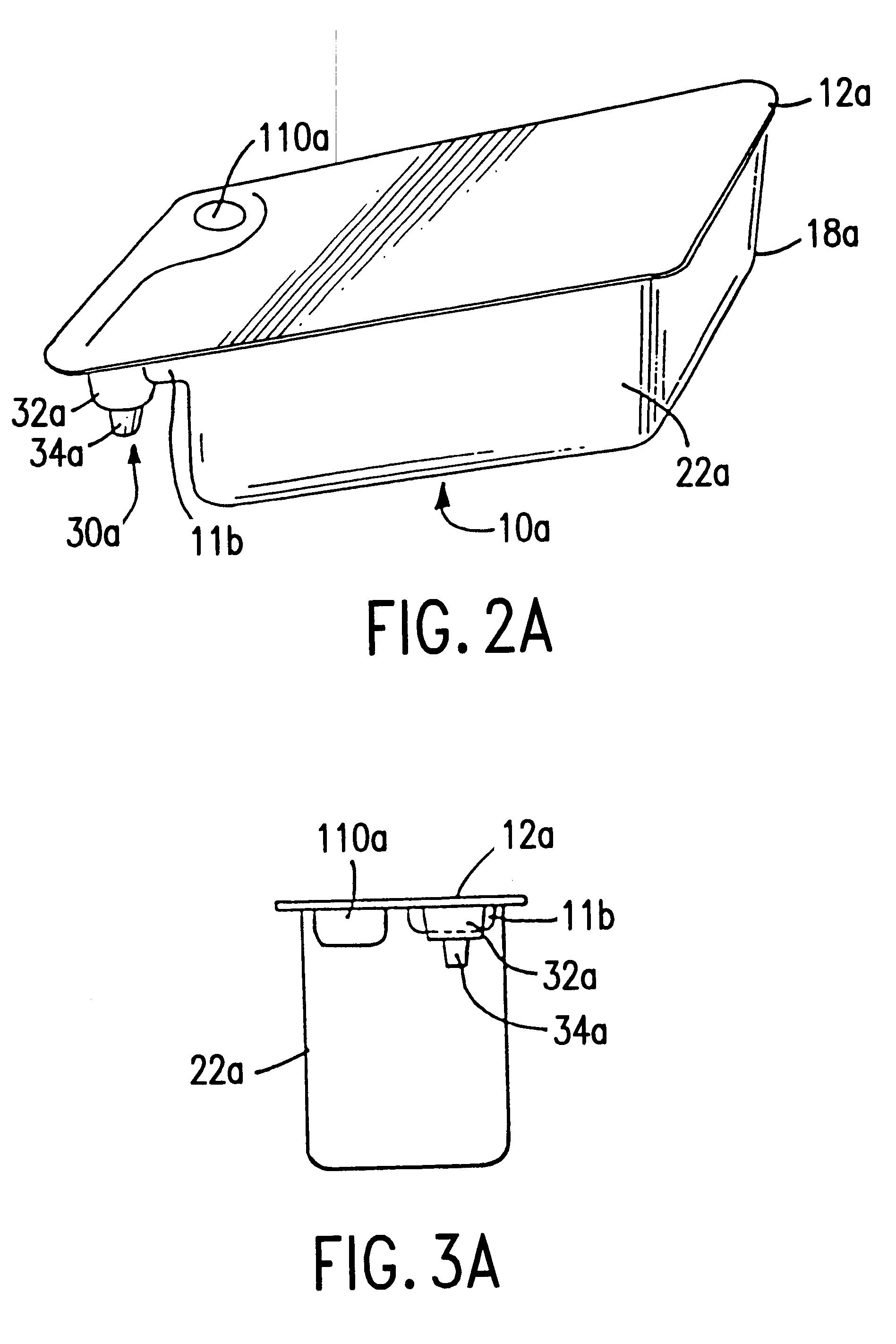 Reclosable dispenser package, reclosable outlet forming structure and method and apparatus for making same