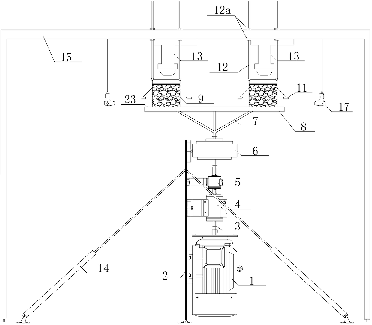 An adjustable multifunctional high-speed debris flow friction test device and its test method