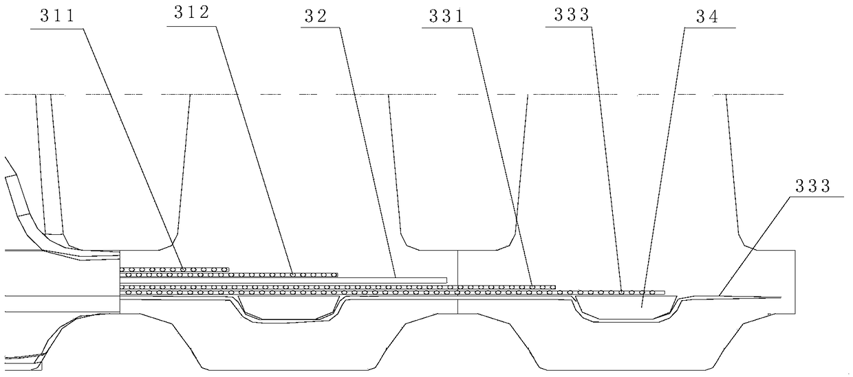 High-speed rubber track and high-speed rubber track pattern side rubber