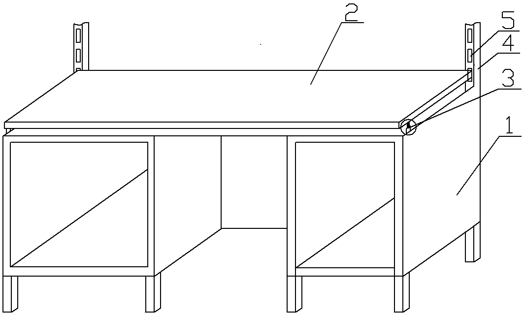 Layer plate support structure of medicine rack