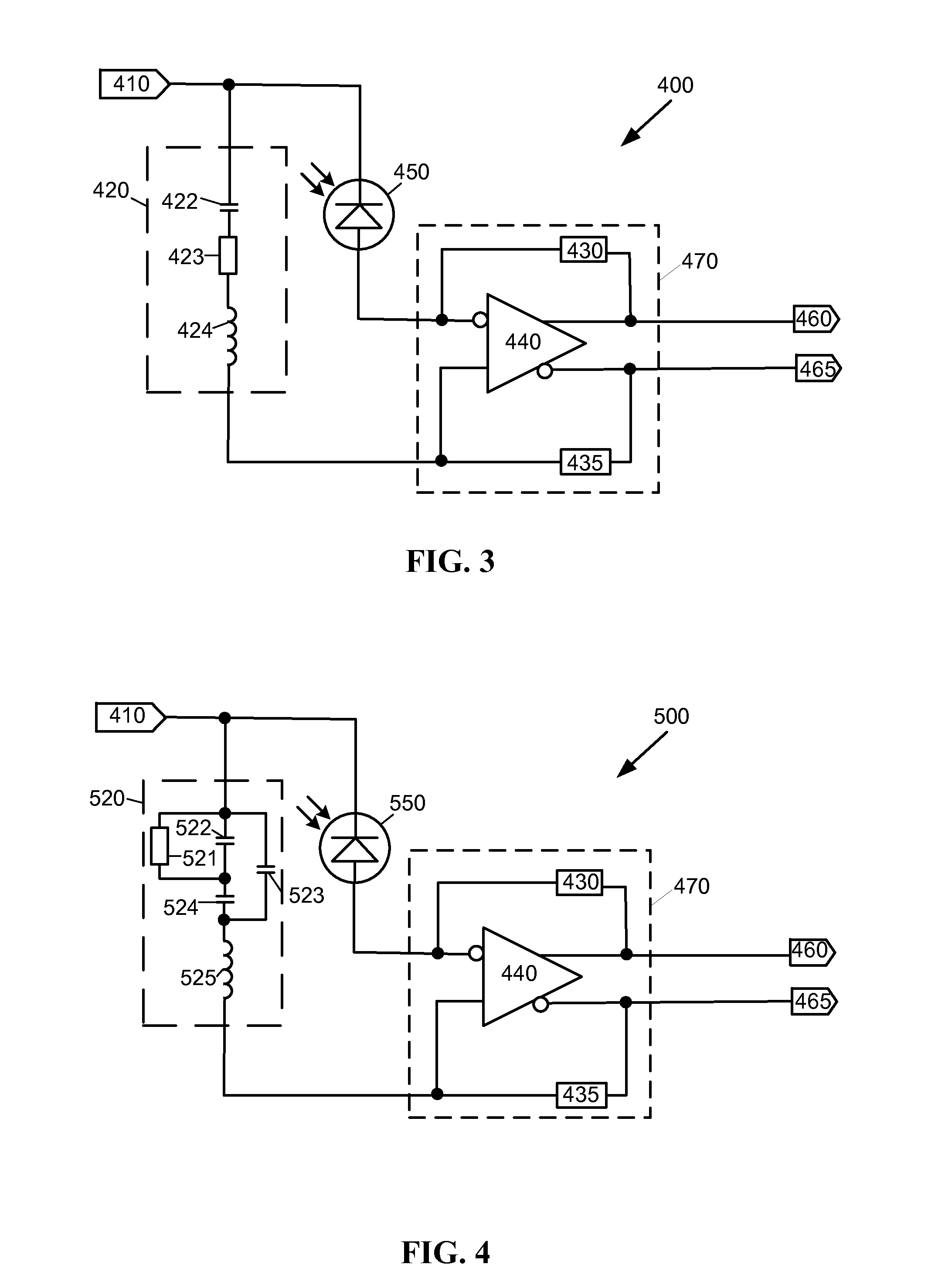 Differential Optical Receiver for Avalanche Photodiode and SiPM