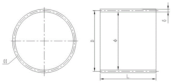 A kind of multi-curvature forming method of stainless steel cylinder