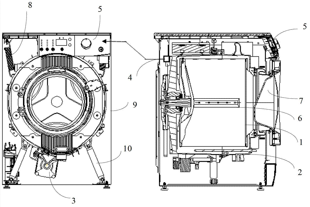 Roller washing machine and control method thereof