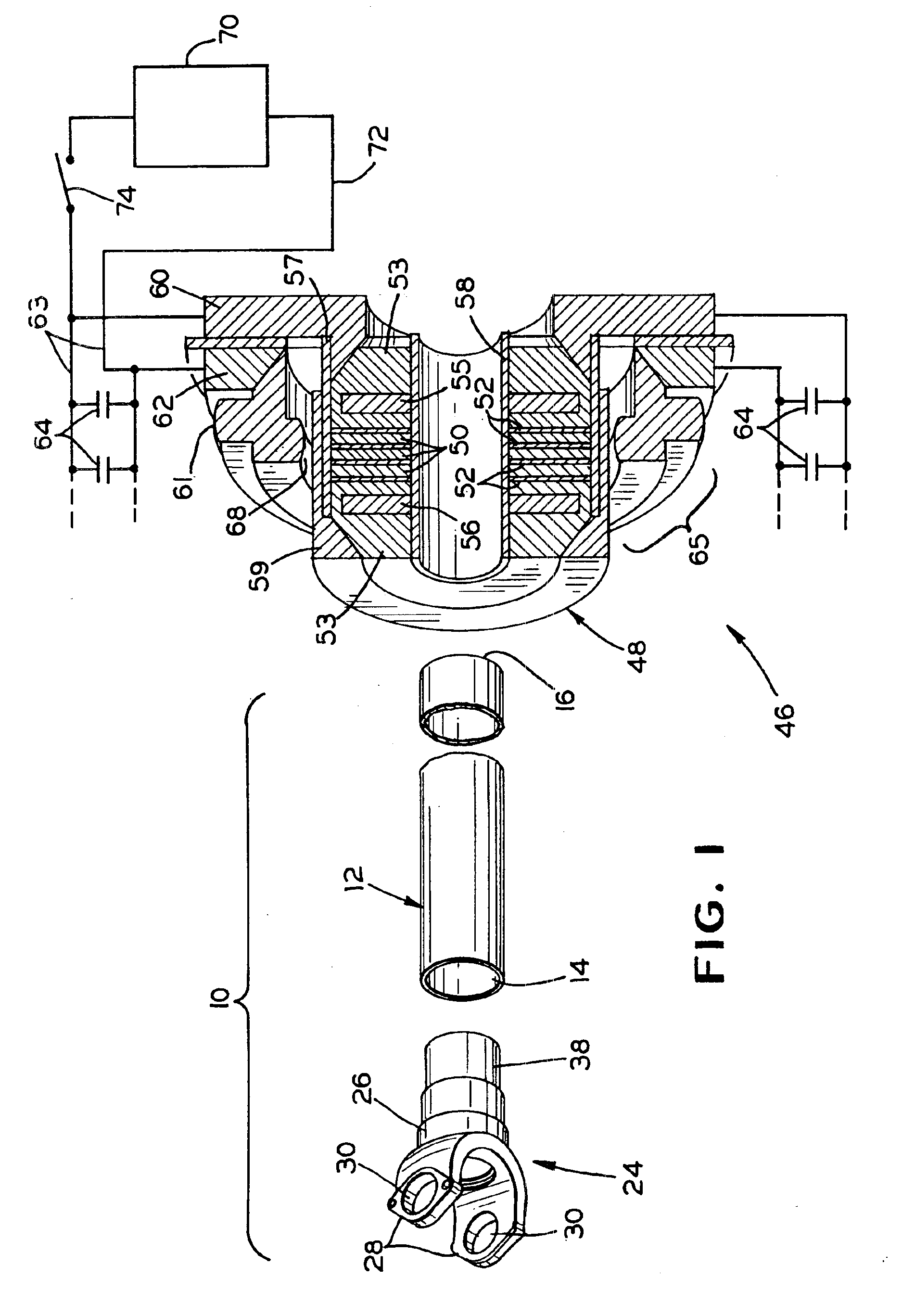 Method of magnetic pulse welding an end fitting to a driveshaft tube of a vehicular driveshaft