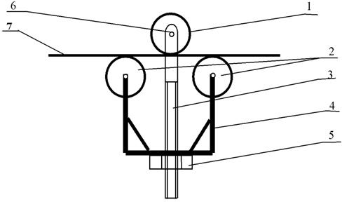 Simple tensioner of lossless steel cables